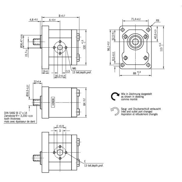 Zdjęcie 3: Pompa hydrauliczna pojedyncza Bosch