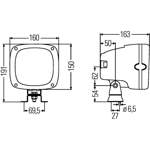 Zdjęcie 2: Reflektor roboczy DOUBLE BEAM H3