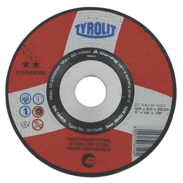 Zdjęcie 1: Tarcza zdzier.stand. V2A 125x6
