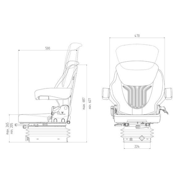 Zdjęcie 2: Siedzenie Compacto Basic S z PCW