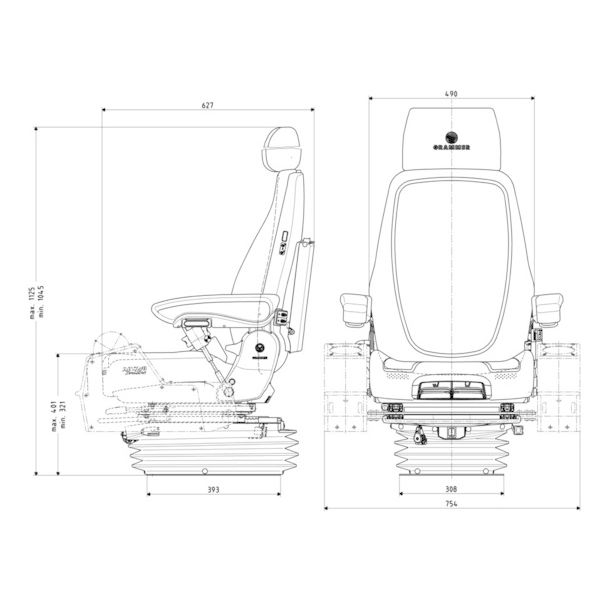 Zdjęcie 2: Siedzenie Actimo EVO 12 V