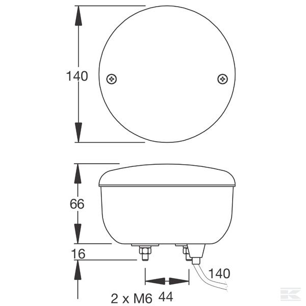 Zdjęcie 2: Światło cofania 12/24V LED
