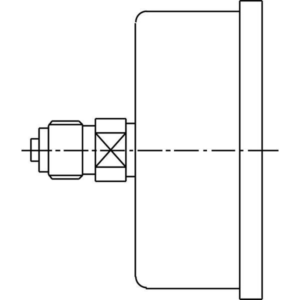 Zdjęcie 3: Manometr D63 0-10 bar, dół