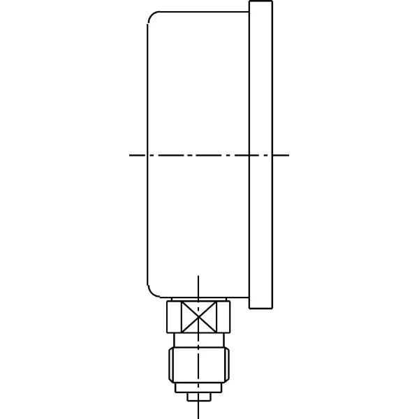 Zdjęcie 2: Manometr D63 0-10 bar, dół