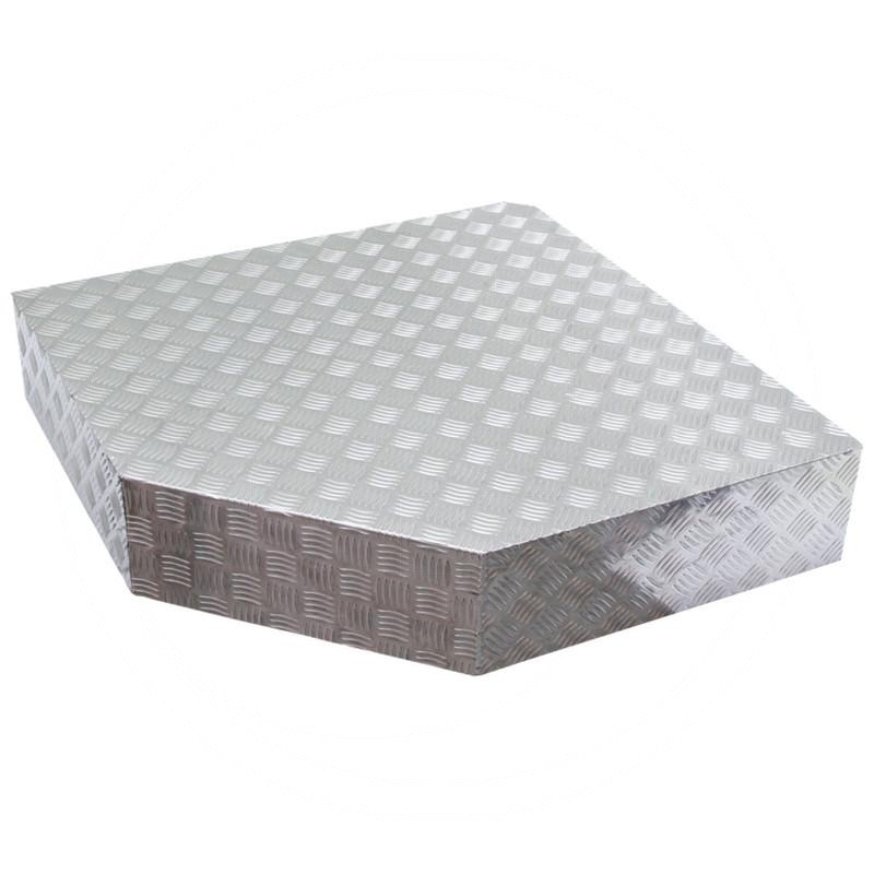 Zdjęcie 1: Podest z blachy ryflowanej regału narożnikowego wew.