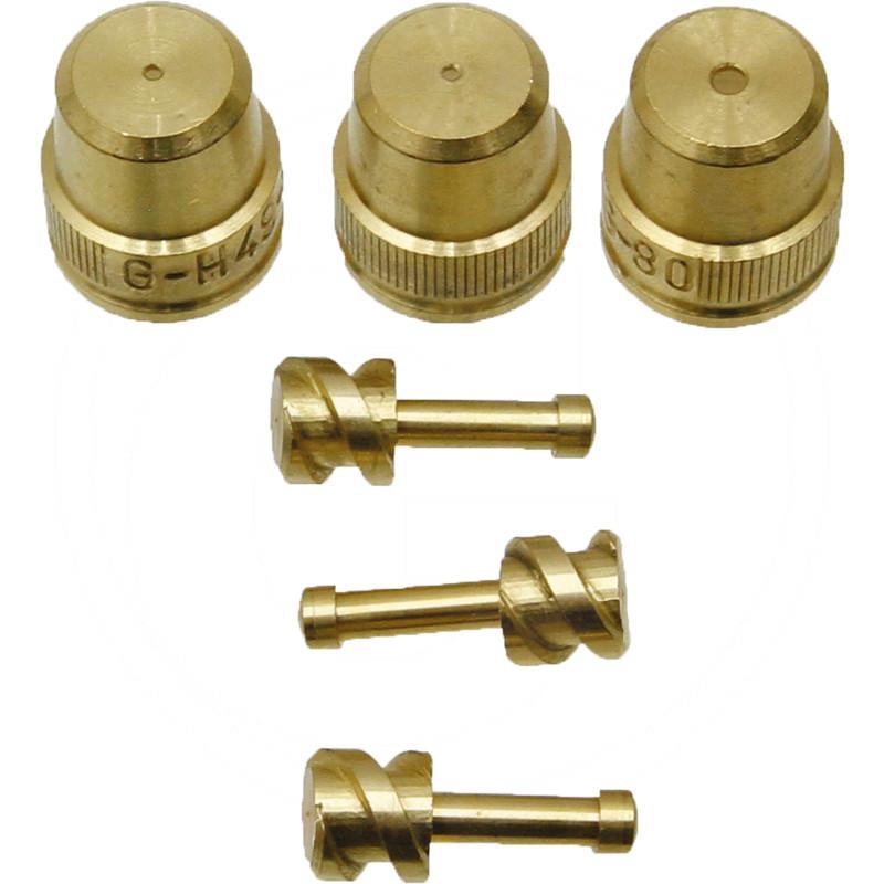 Zdjęcie 1: Gloria Mosiężne dysze pustostożkowe, 2 x Ø 1 mm, 1 x Ø 2 mm