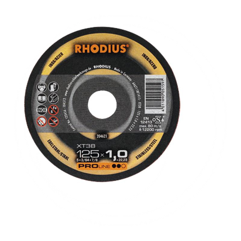 Zdjęcie 1: RHODIUS Tarcza do cięcia XT38
