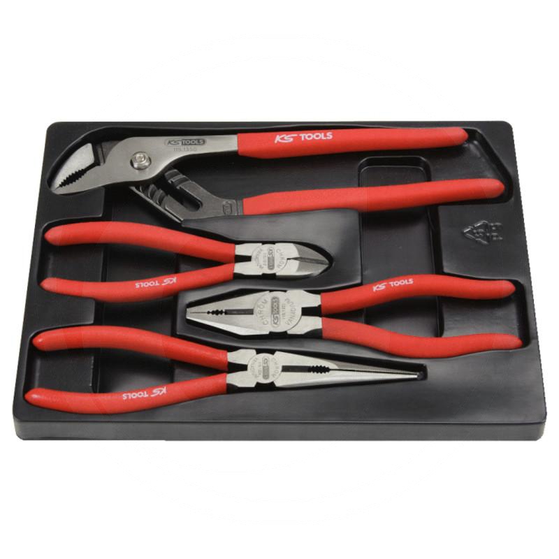 Zdjęcie 1: KS Tools CLASSIC Zestaw szczypiec, 4-szt.,165-256mm