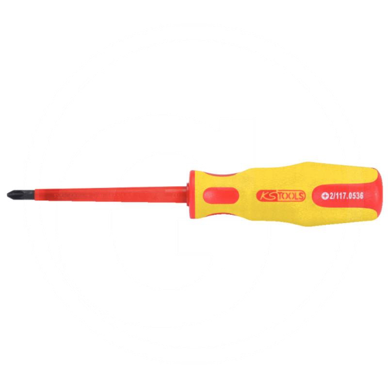 Zdjęcie 1: KS Tools ERGOTORQUE® VDE Wkretak dla wkretów z rowkiem krzyzowym PZ, PZ2