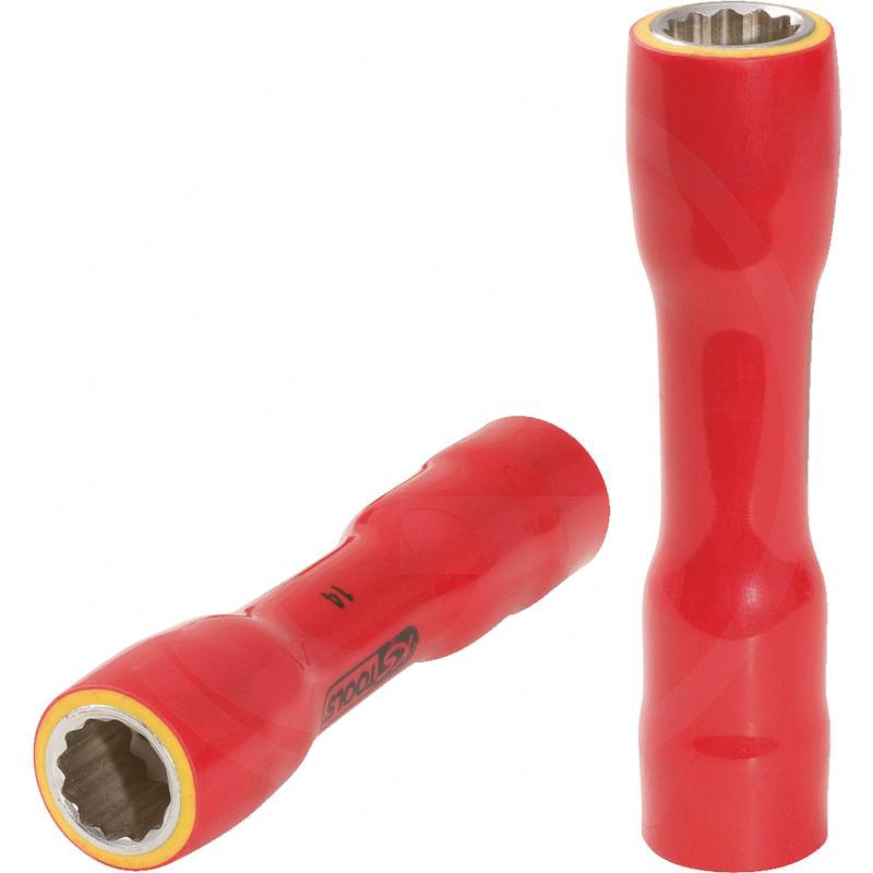 Zdjęcie 1: KS Tools Izolowane gniazdo, ekstra dlugie, 22mm,3/8"