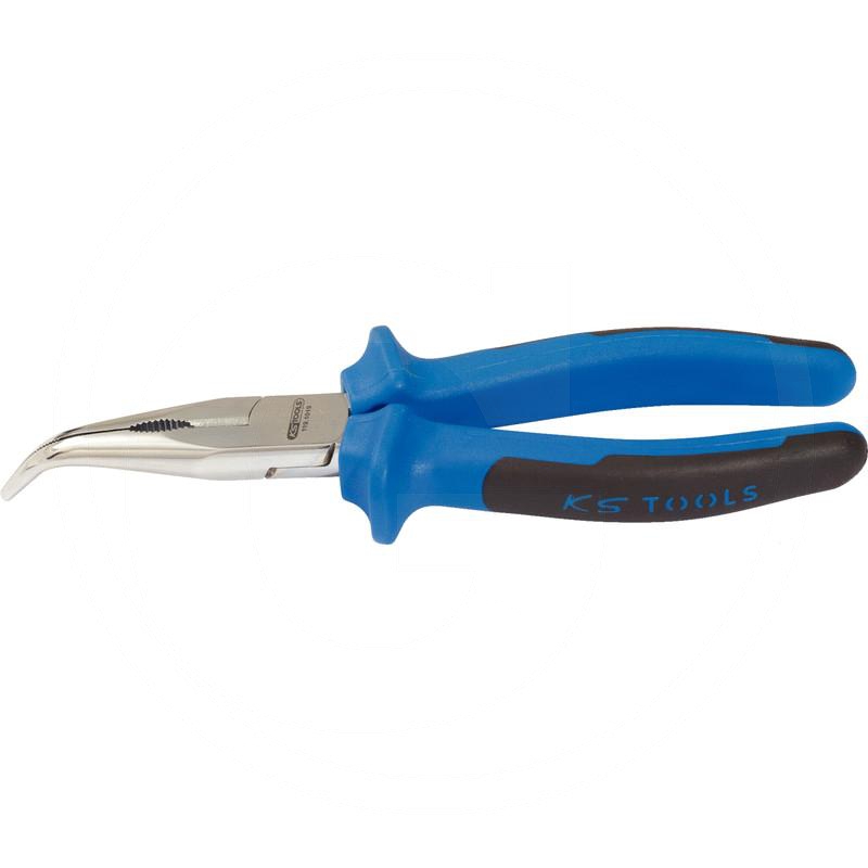 Zdjęcie 1: KS Tools ERGOTORQUE+ Szczypce plasko-okragle, zagiete, 210mm