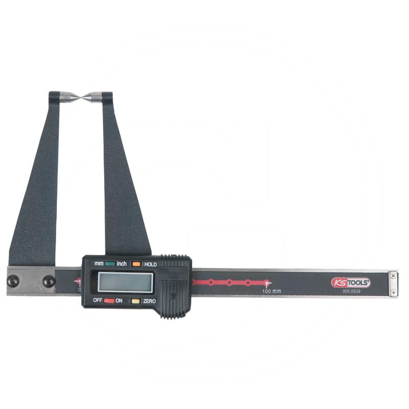 Zdjęcie 1: KS Tools Elektroniczny przymiar tarczowy LKW,0-100/4-4",0.01mm/94,5mm