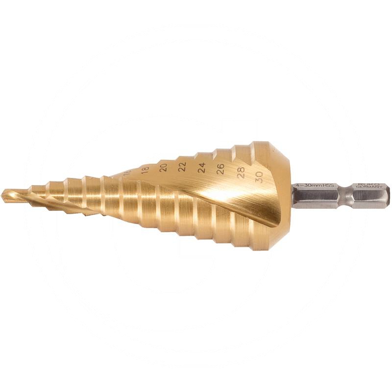 Zdjęcie 1: KS Tools HSS-TiN Wiertlo stopniowe, Ø6-36mm, 11 Poziomy