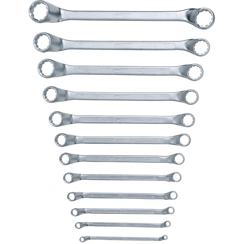 Zdjęcie 1: KS Tools Doppelringschlüssel-Satz, 12-tlg. gekröpft, 6x7-30x32mm