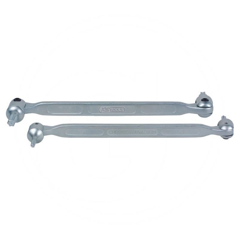 Zdjęcie 1: KS Tools CLASSIC Podwójny klucz z przegubem TX,T30xT40