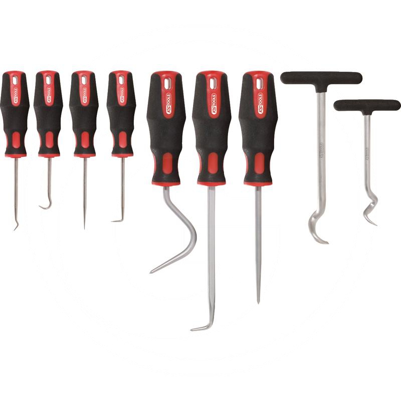 Zdjęcie 1: KS Tools Narzędzie haczykowe z uchwytem T, forma S mała, 120 mm