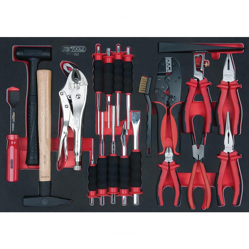 Zdjęcie 1: KS Tools Zangen- und Meißel-Satz, 22-tlg.