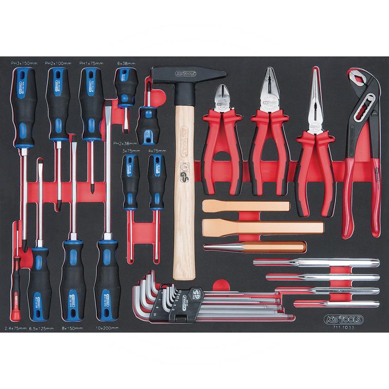 Zdjęcie 1: KS Tools Zangen- und Schraubendreher-Satz, 33-tlg.