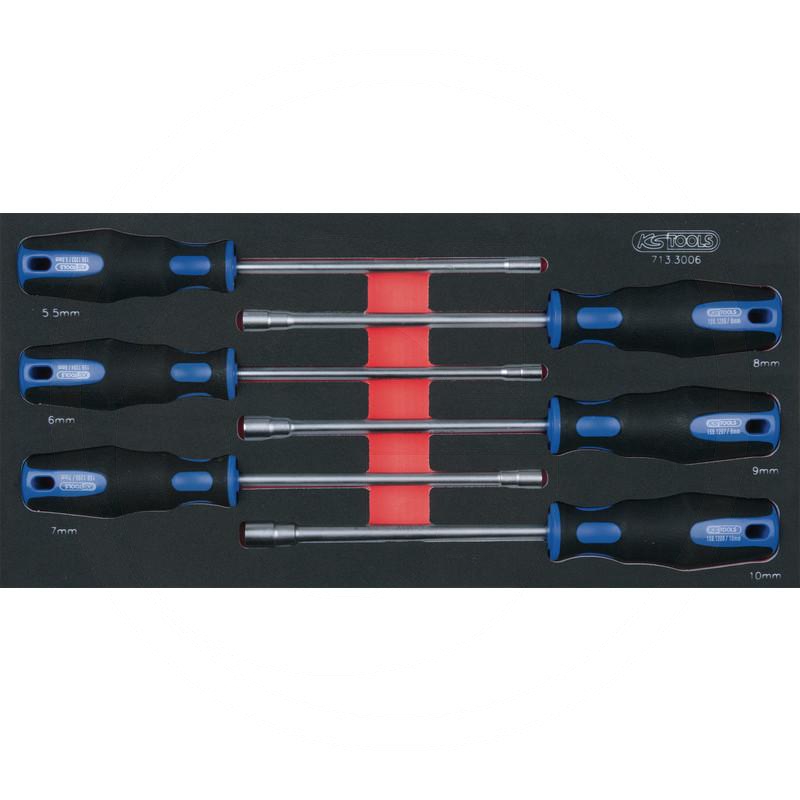 Zdjęcie 1: KS Tools ERGOTORQUE+ Zestaw wkretaków do gniazd, 6-szt.