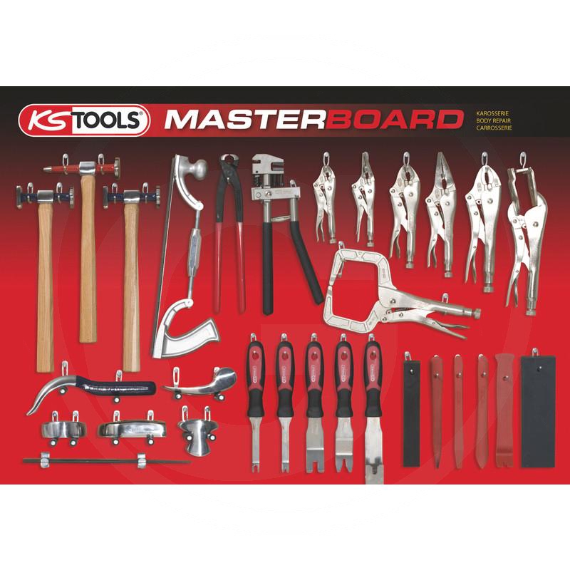 Zdjęcie 1: KS Tools MASTER BOARD syst porzadkujacy narzedzia do prac blacharskich, 35-szt.