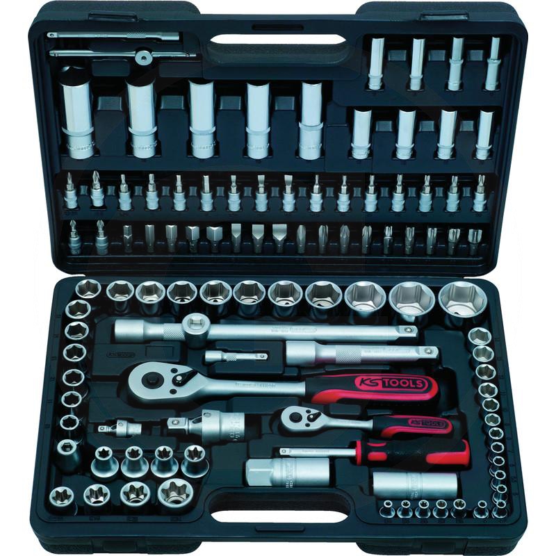 Zdjęcie 1: KS Tools CLASSIC Zestaw kluczy nasadowych 1/4"+1/2", 105-części