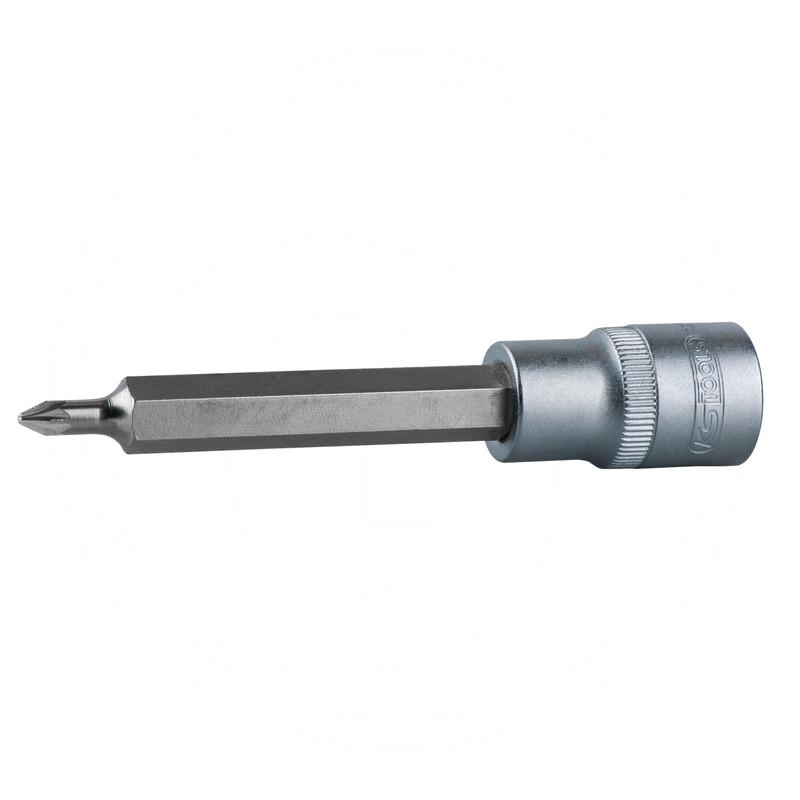 Zdjęcie 1: KS Tools Gniazdo bitów do wkretów z rowkiem krzyz PZ, dlugie, PZ2, 1/2"