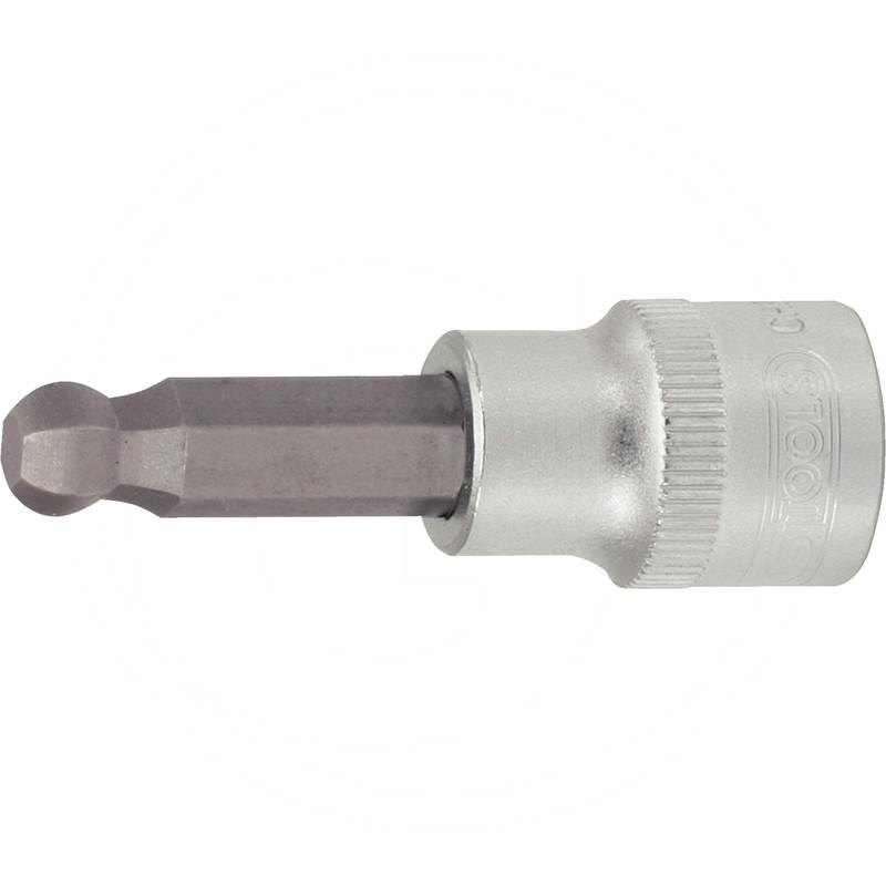 Zdjęcie 1: KS Tools Gniazdo bitu dla srub z lbem walcowymo gniezdz 6-katnym z glow kulk,10mm,3/8"