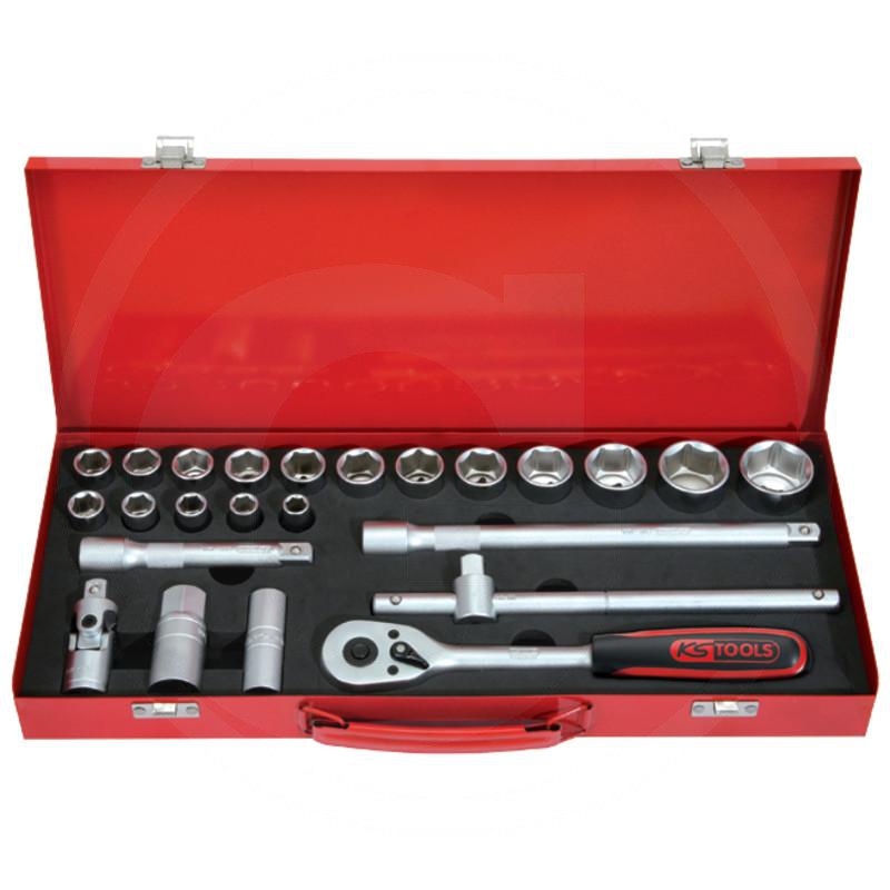 Zdjęcie 1: KS Tools CLASSIC Zestaw kluczy nasadowych, 24-szt 1/2"