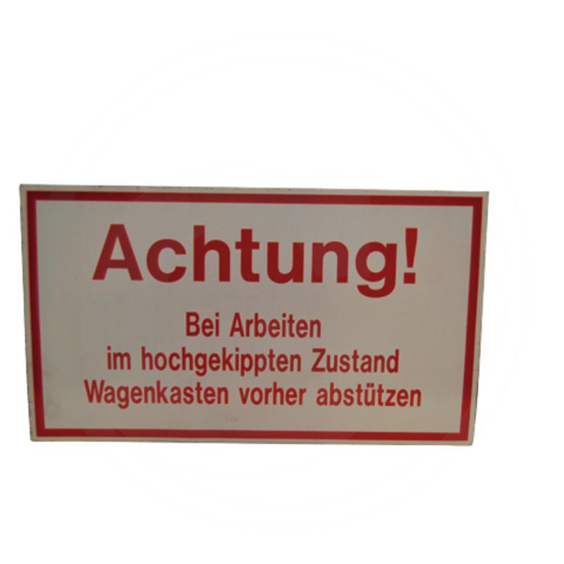 Zdjęcie 1: Tablica ostrzegawcza